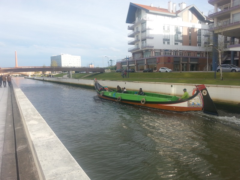 Gondola in Aveiro, Portugal