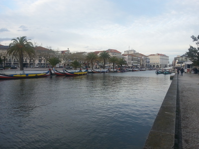 Canal in Aveiro, Portugal